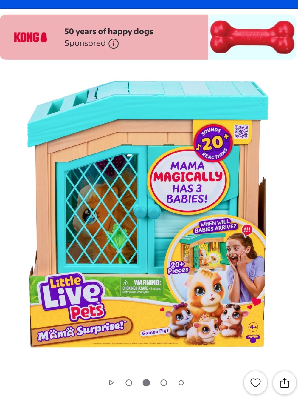 NWT Little Live Pets Guinea Pigs